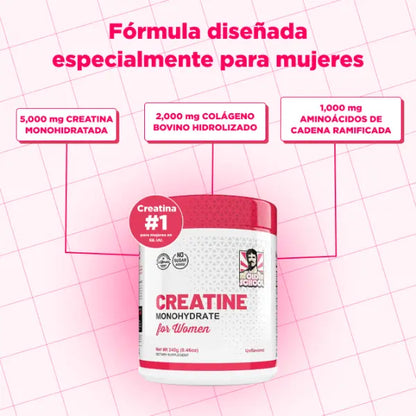 Old School Creatine Monohydrate para Mujeres