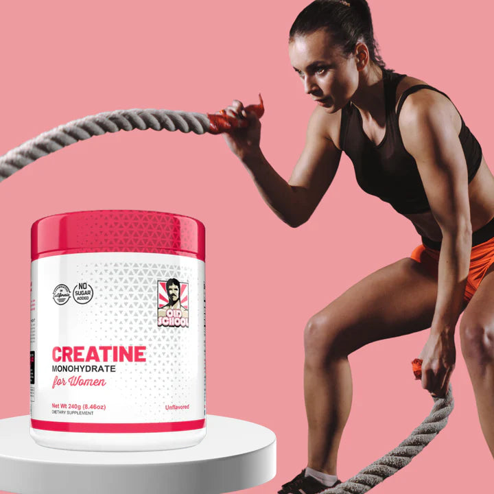 Old School Creatine Monohydrate para Mujeres