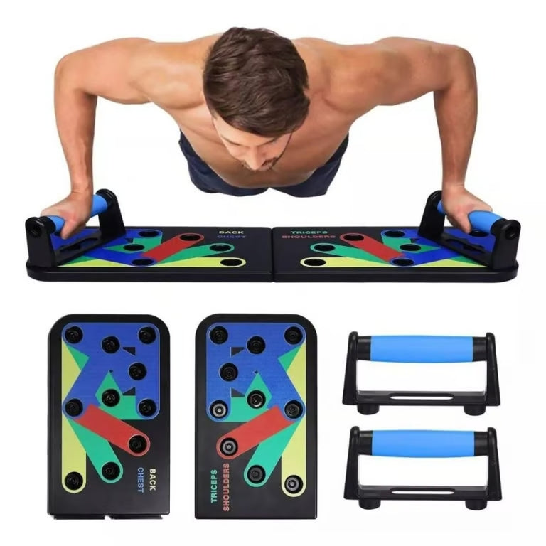 Tabla de flexiones push up 9 en 1